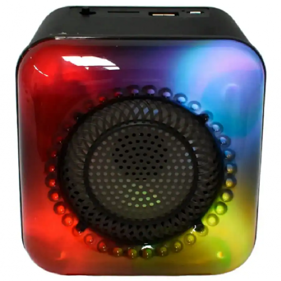 Bocina Bluetooth de 3 Pulgadas con Luz Led RGB