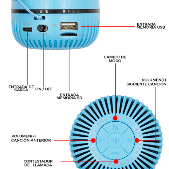 Mini Bocina Bluetooth