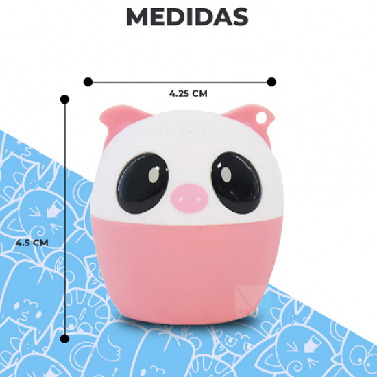 Mini Bocina Bluetooth Figuras Gatito