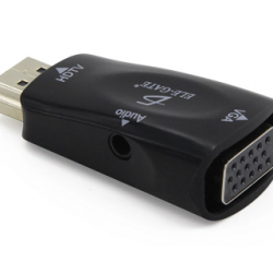 Adaptador Convertidor HDMI A VGA Audio 3.5