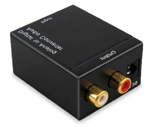 Convertidor De Audio Digital A Análogo Óptico Rca Compuesto