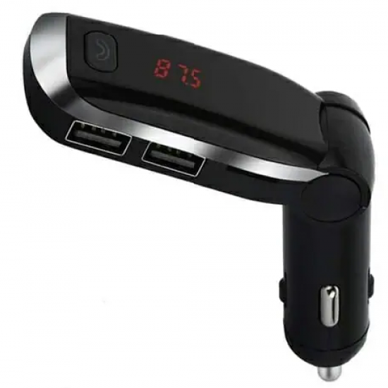 Transmisor Bluetooth FM con 2 Entradas USB