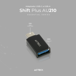 Adaptador USB Tipo C a USB A ACTECK AU210 