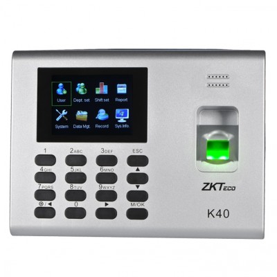 Control de Tiempo y Asistencia ZK TECO ZK -K40