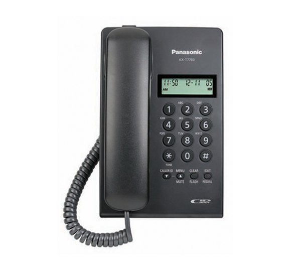 Teléfono Analógico PANASONIC KX-T7703X-B